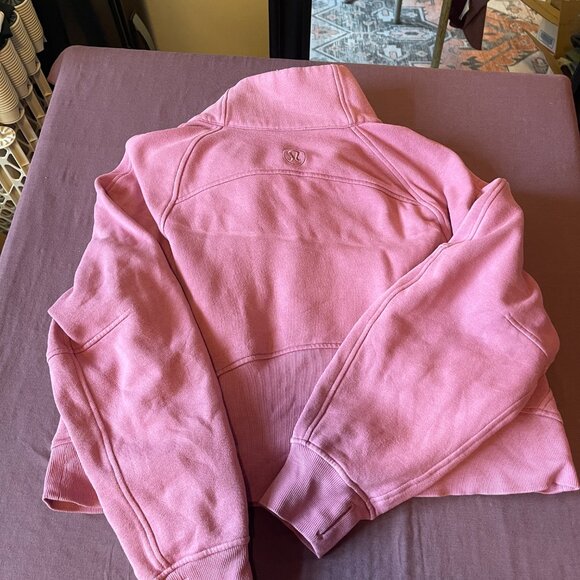 M/L - Lululemon Oversized Half-Zip Scuba in PINK - Picture 6 of 7